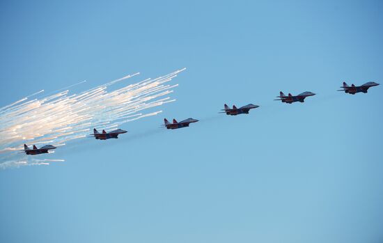 MAKS 2015 International Aviation and Space Salon opens in Zhukovsky