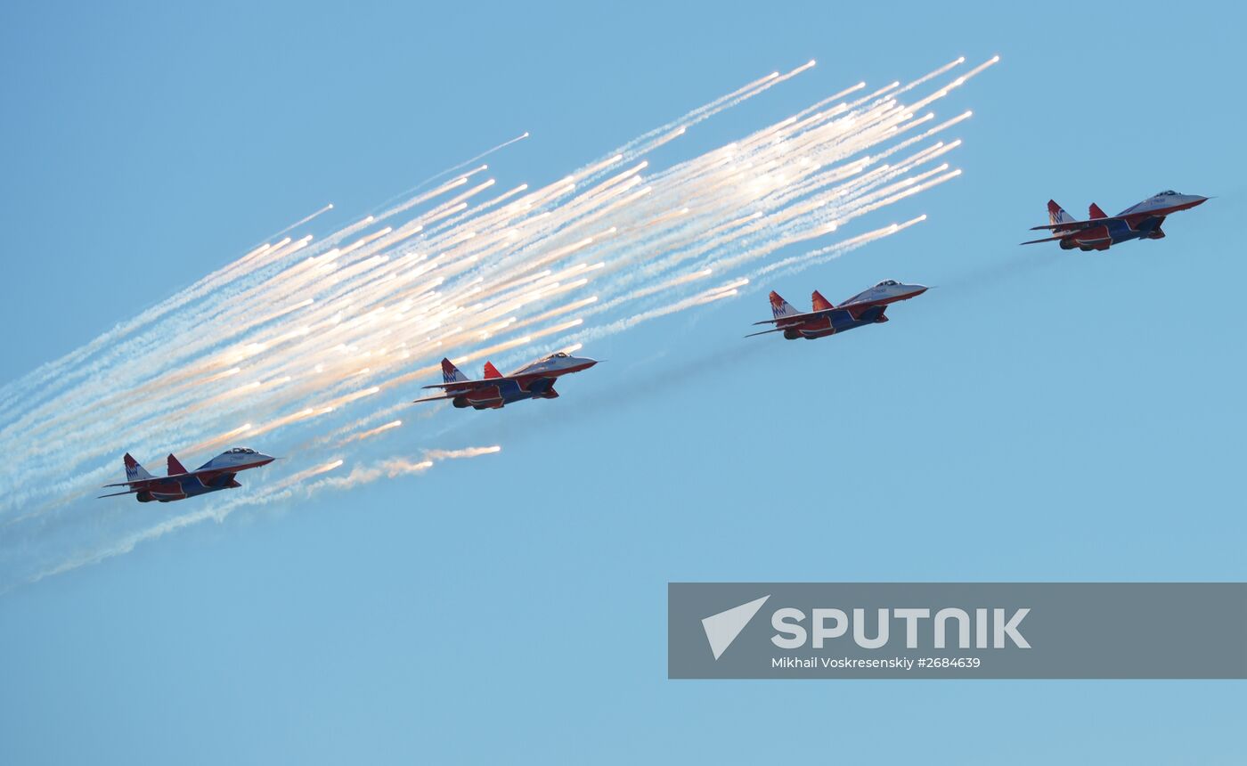 International Aerospace Salon (MAKS 2015) opens near Moscow