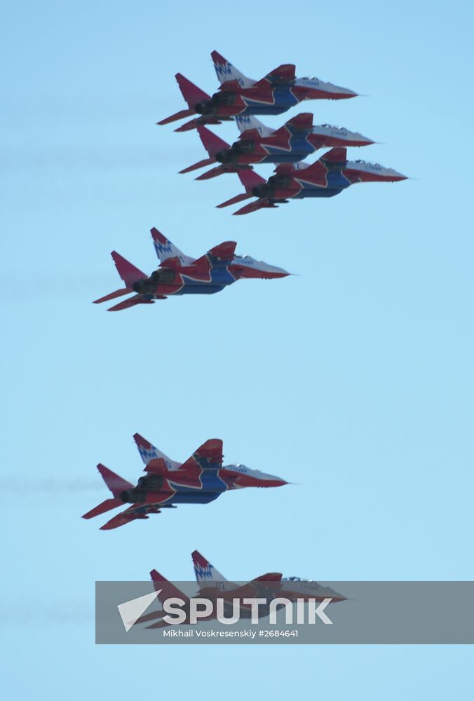 International Aerospace Salon (MAKS 2015) opens near Moscow