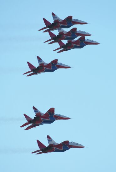 International Aerospace Salon (MAKS 2015) opens near Moscow