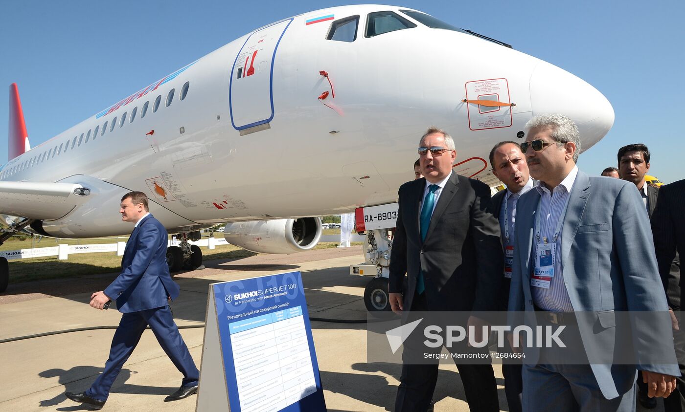 International Aerospace Salon (MAKS 2015) opens near Moscow