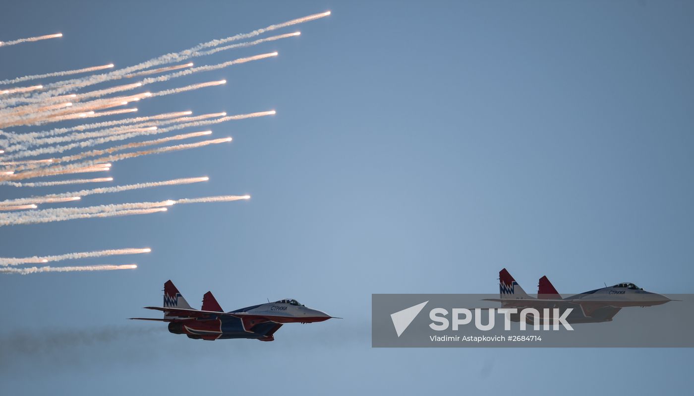 International Aerospace Salon (MAKS 2015) opens near Moscow