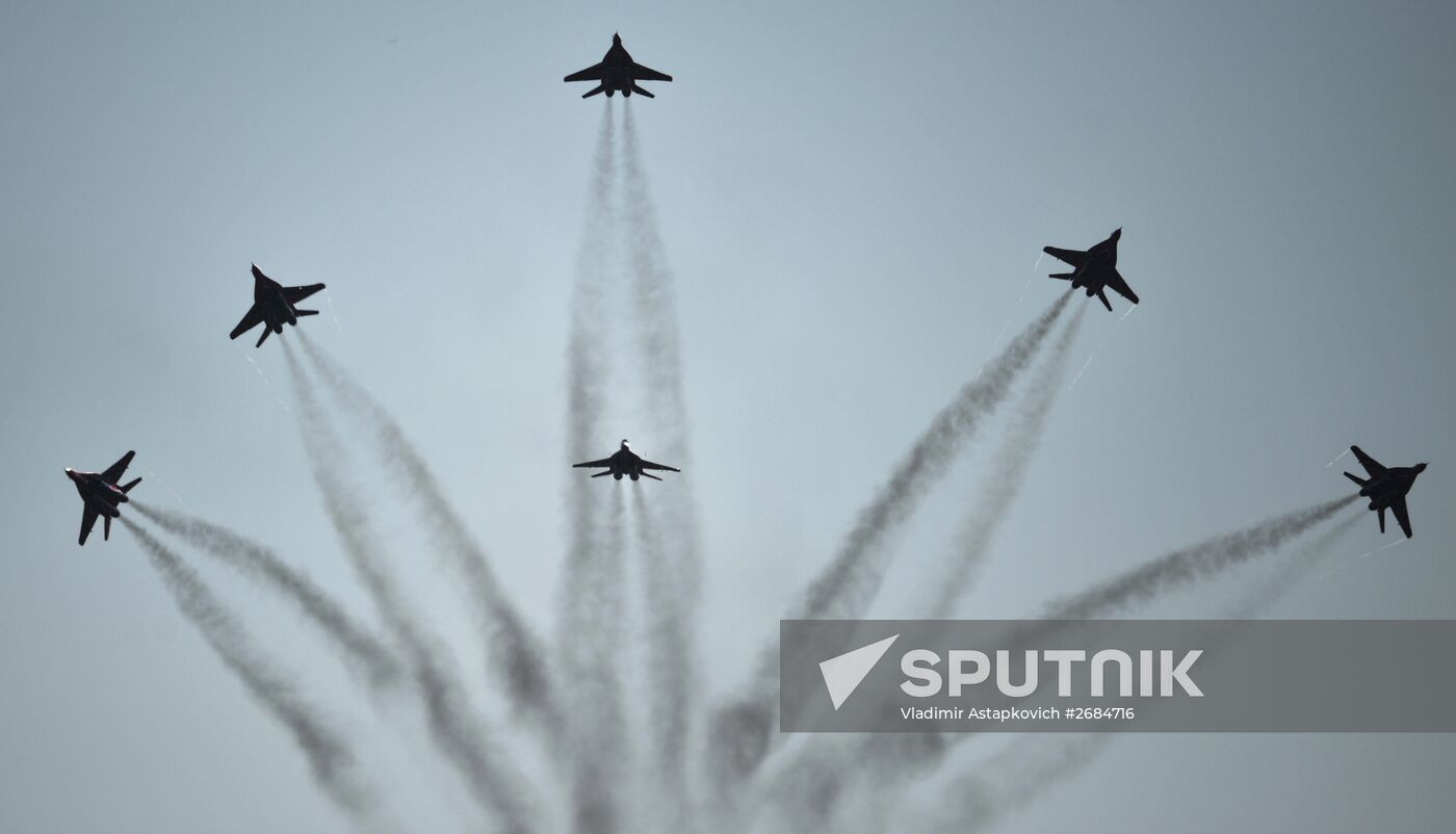 International Aerospace Salon (MAKS 2015) opens near Moscow