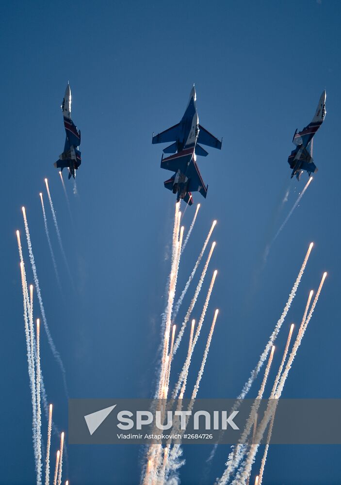 International Aerospace Salon (MAKS 2015) opens near Moscow