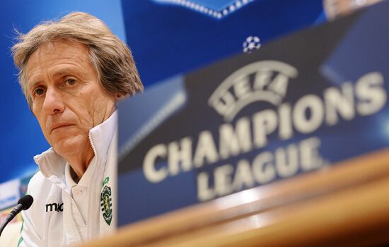 UEFA Champions League. FC Sporting holds training session