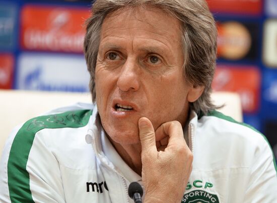 UEFA Champions League. FC Sporting holds training session