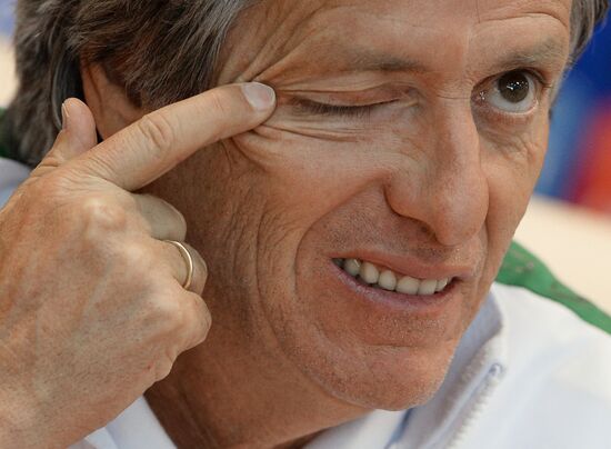 UEFA Champions League. FC Sporting holds training session