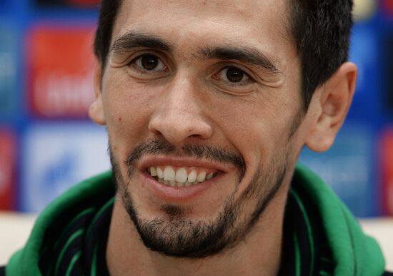 UEFA Champions League. FC Sporting holds training session