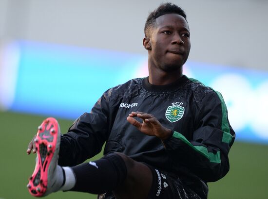 UEFA Champions League. FC Sporting holds training session