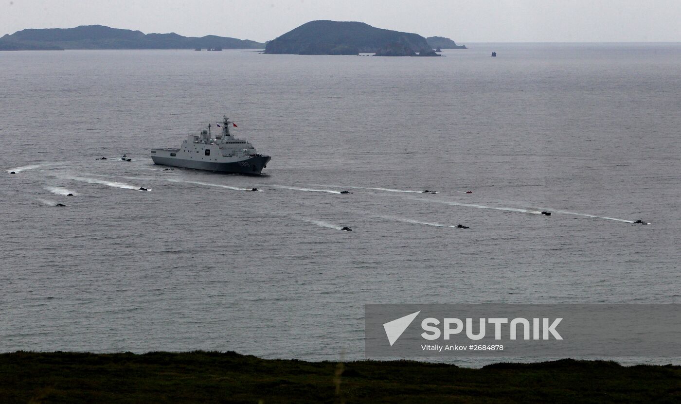 Russian-Chinese drill "Naval Interaction–2015" in Vladivostok
