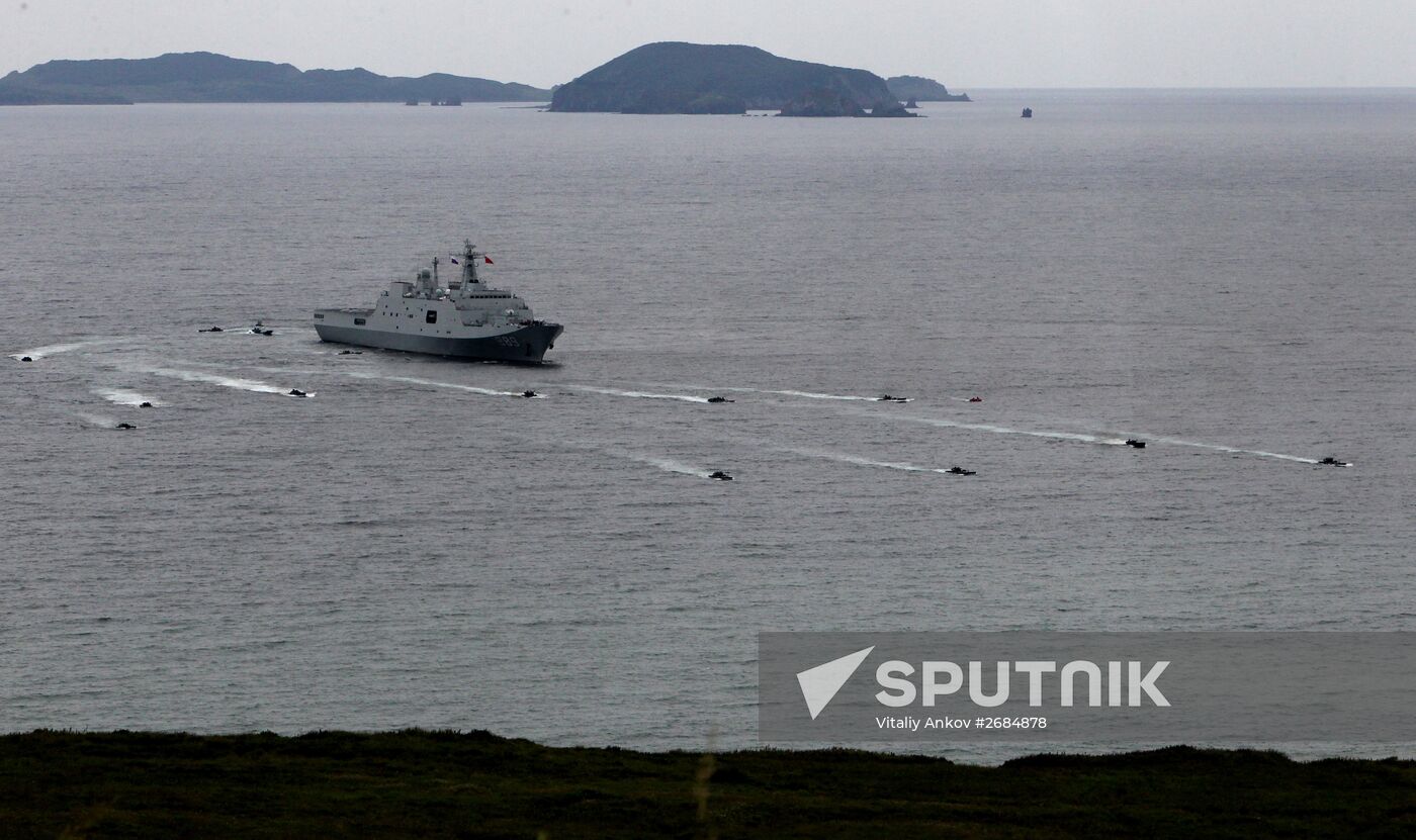 Russian-Chinese drill "Naval Interaction–2015" in Vladivostok