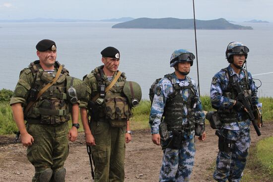 Russian-Chinese drill "Naval Interaction–2015" in Vladivostok