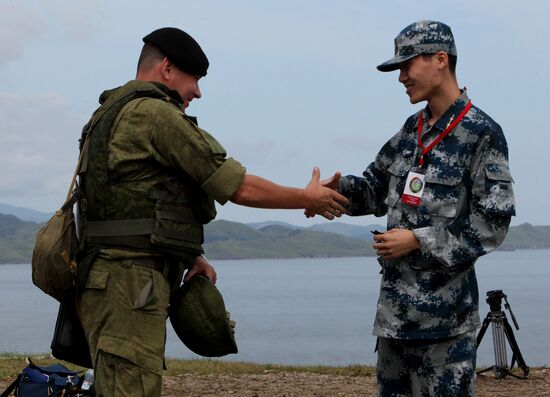 Russian-Chinese drill "Naval Interaction–2015" in Vladivostok
