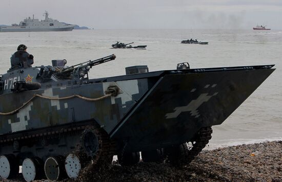 Russian-Chinese drill "Naval Interaction–2015" in Vladivostok