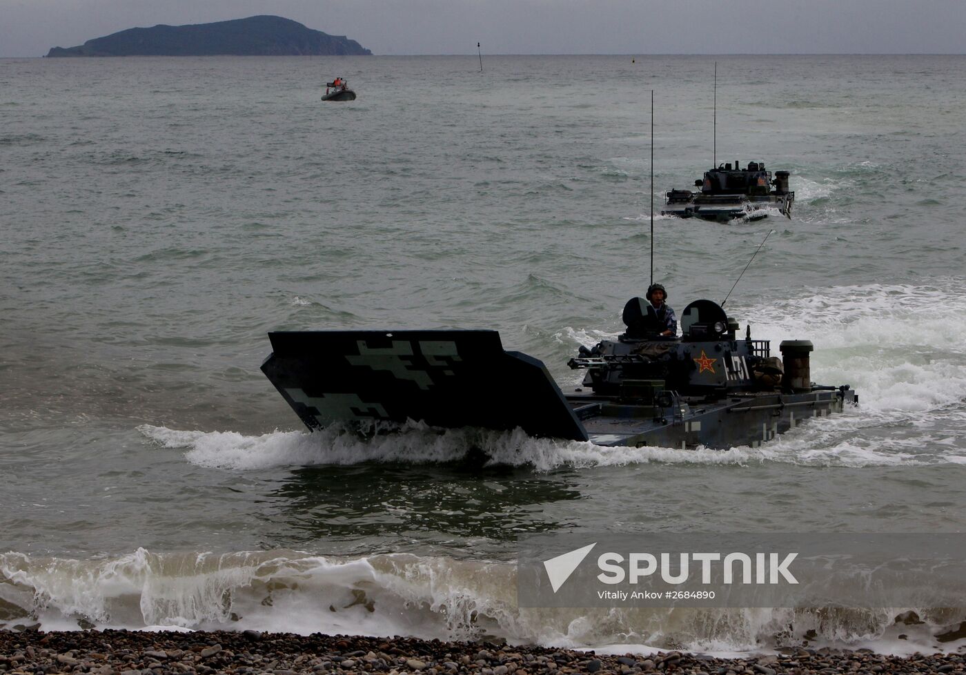 Russian-Chinese drill "Naval Interaction–2015" in Vladivostok