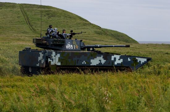 Russian-Chinese drill "Naval Interaction–2015" in Vladivostok