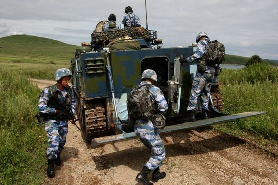 Russian-Chinese drill "Naval Interaction–2015" in Vladivostok