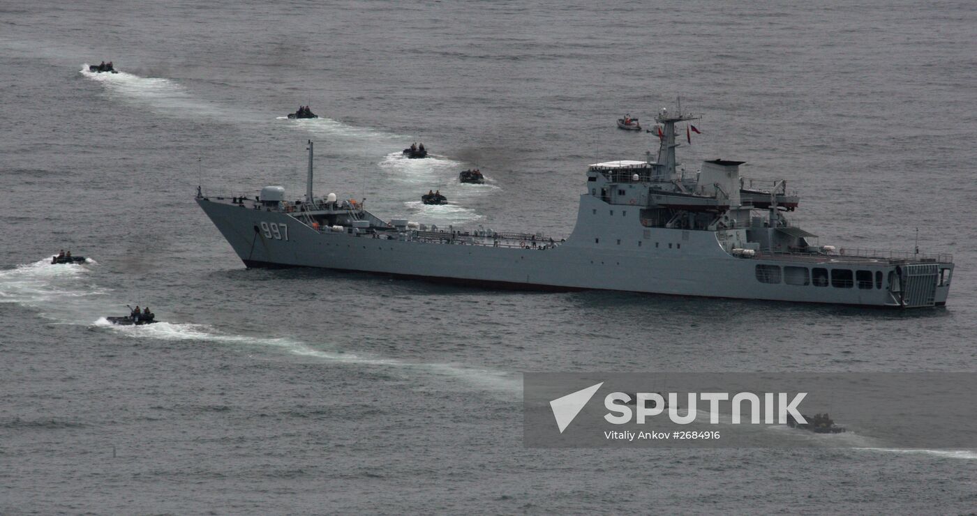 Russian-Chinese drill "Naval Interaction–2015" in Vladivostok