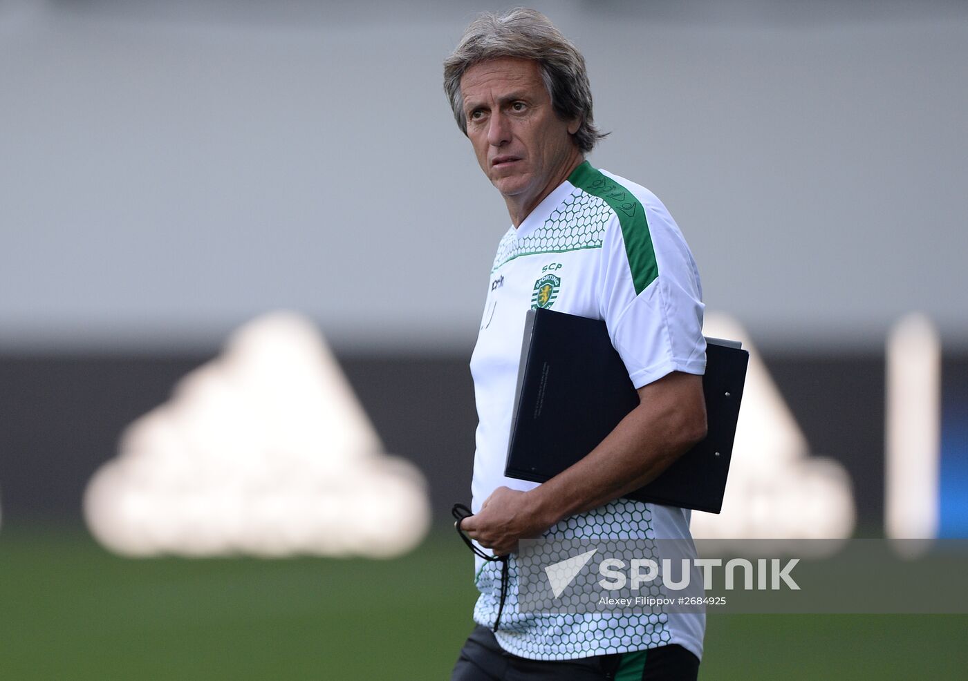UEFA Champions League. FC Sporting holds training session
