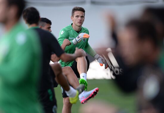 UEFA Champions League. FC Sporting holds training session