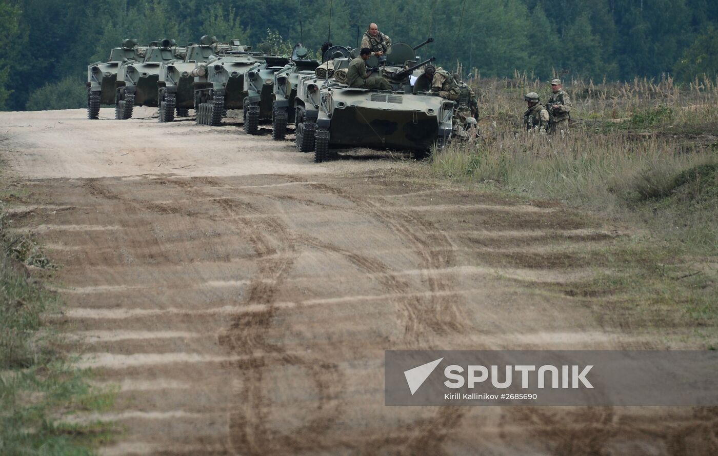 Joint exercise involving Collective Rapid Deployment Forces of the Collective Security Treaty Organization 'Cooperation 2015'