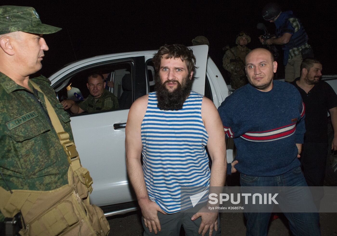 Exchanging prisoners in the Donetsk Region