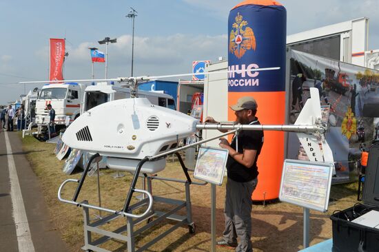 International Aerospace Salon (MAKS 2015) near Moscow. Day Three