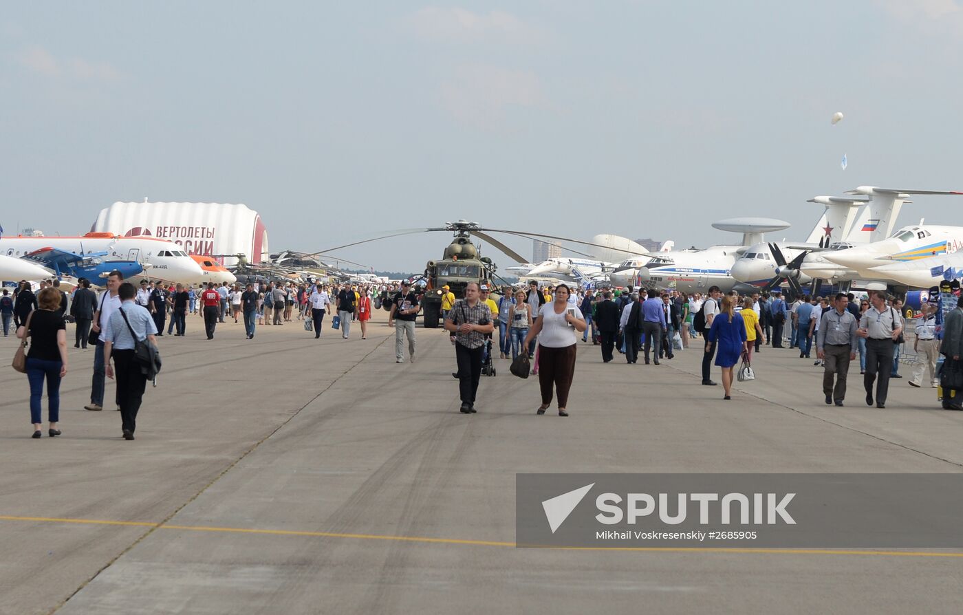 MAKS 2015 International Aviation and Space Salon. Day 3