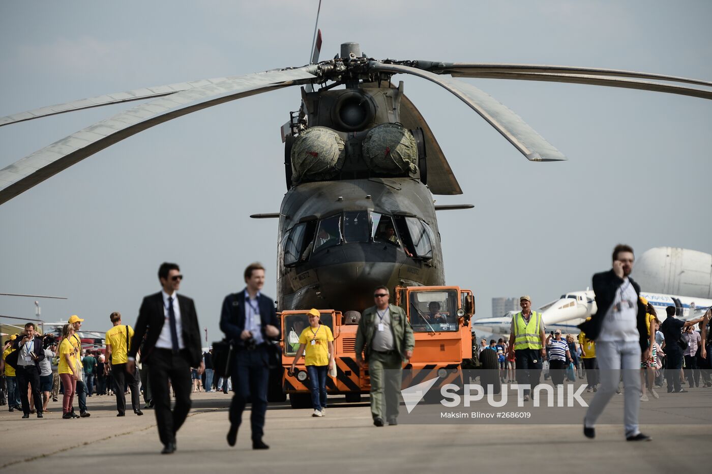 International Aerospace Salon (MAKS 2015) near Moscow. Day Three