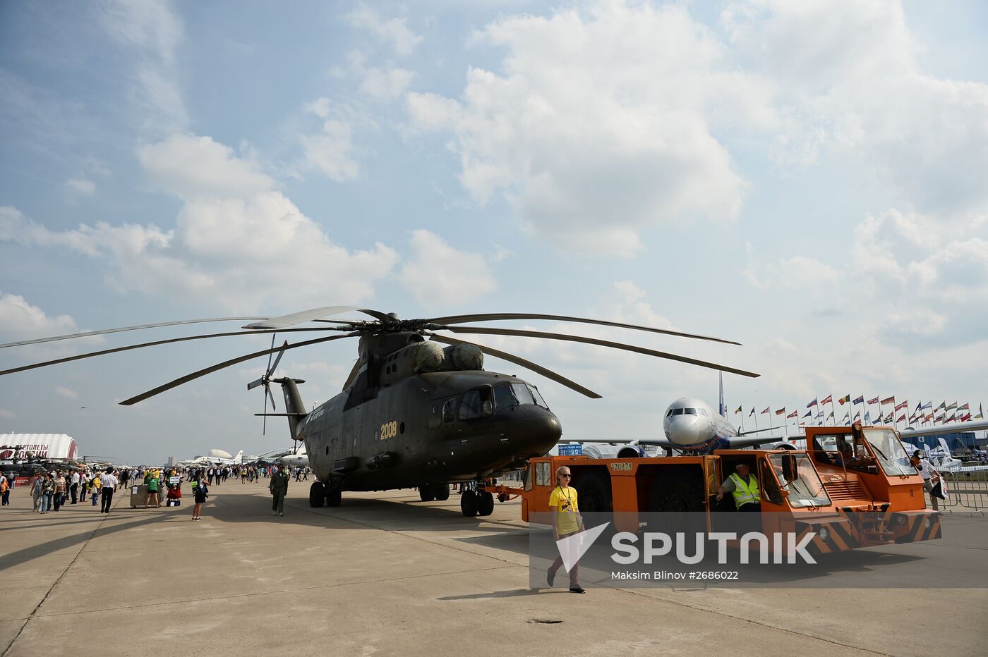 International Aerospace Salon (MAKS 2015) near Moscow. Day Three