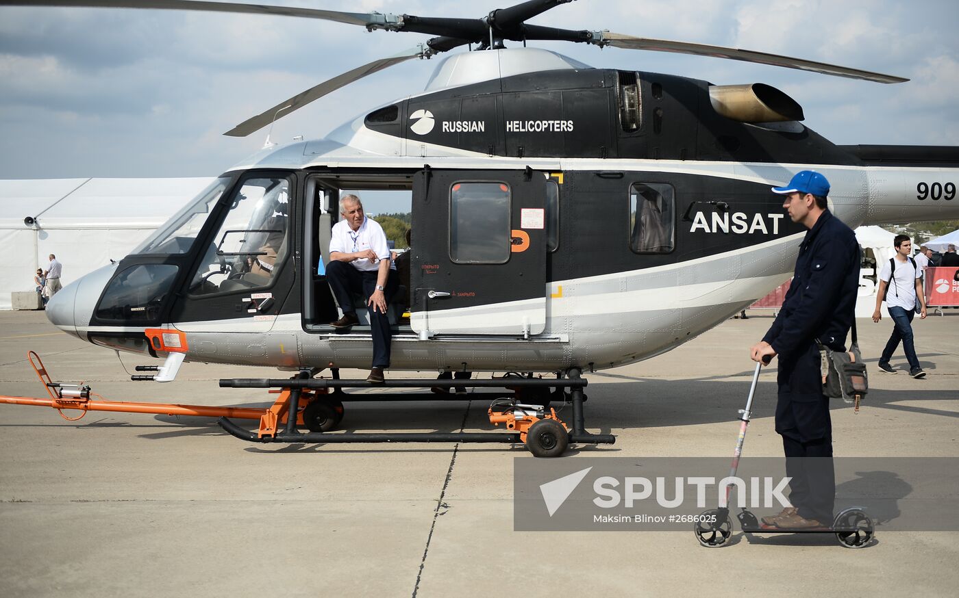 International Aerospace Salon (MAKS 2015) near Moscow. Day Three