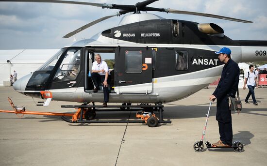 International Aerospace Salon (MAKS 2015) near Moscow. Day Three