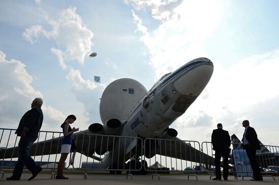 International Aerospace Salon (MAKS 2015) near Moscow. Day Three