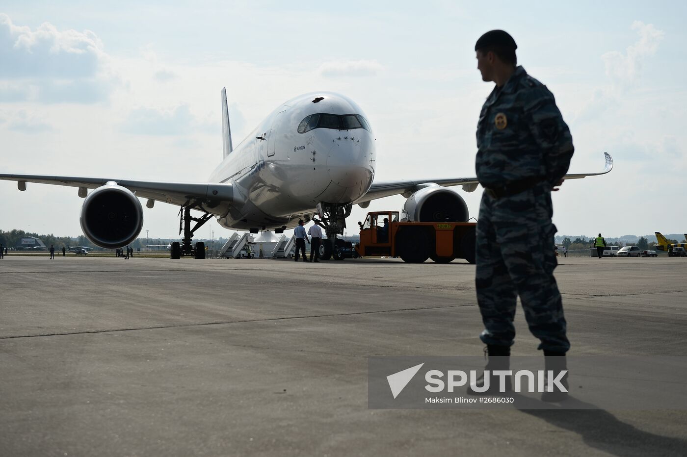 International Aerospace Salon (MAKS 2015) near Moscow. Day Three