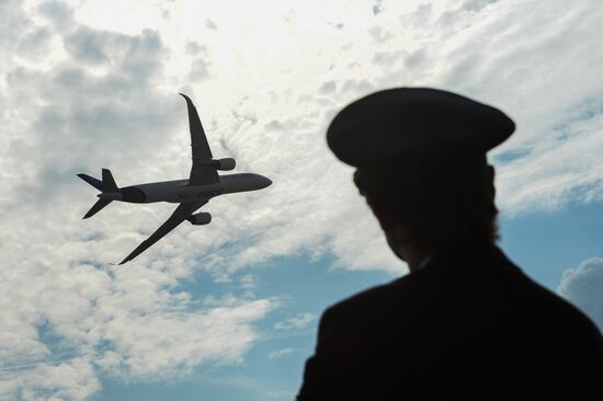 International Aerospace Salon (MAKS 2015) near Moscow. Day Three