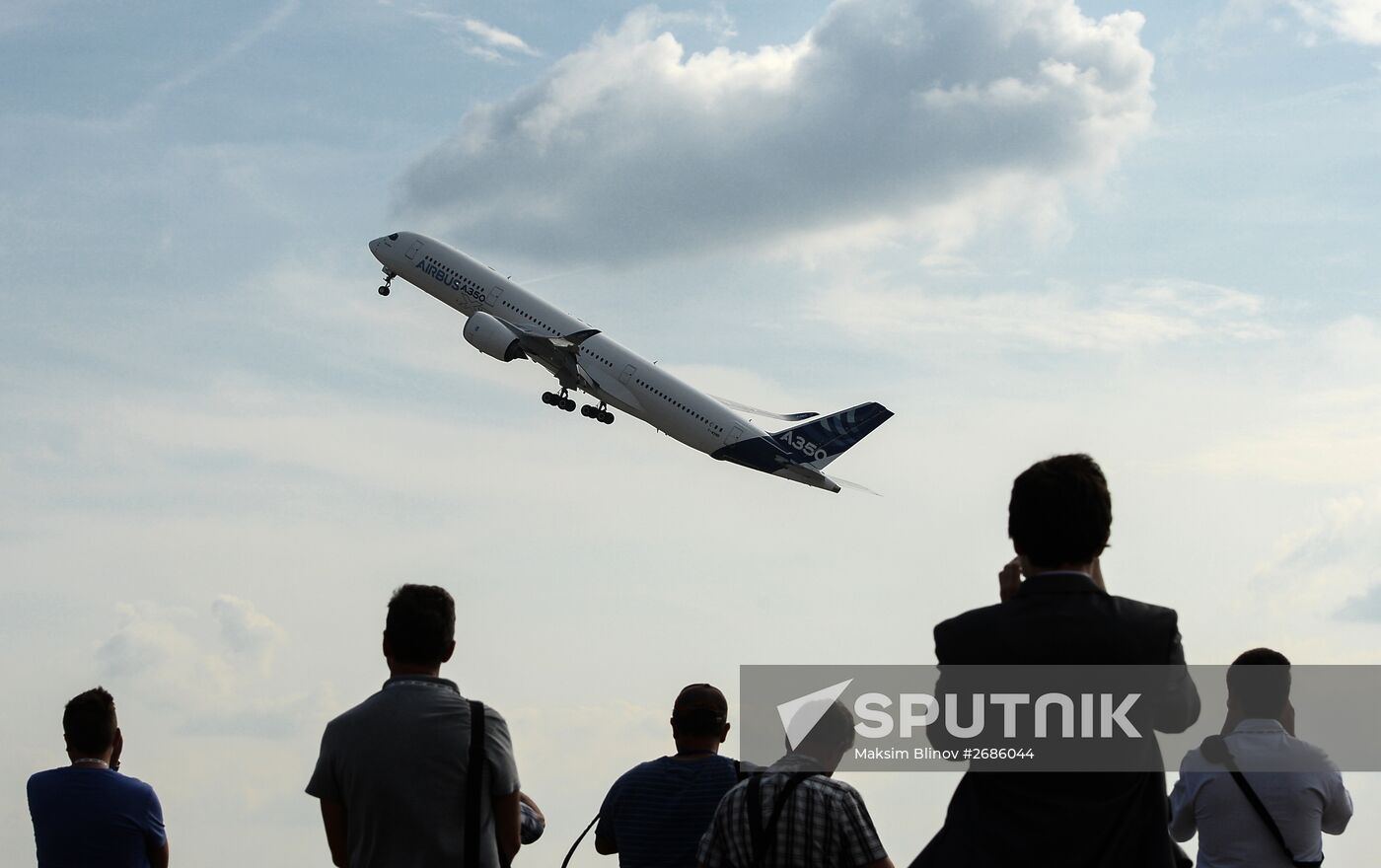 International Aerospace Salon (MAKS 2015) near Moscow. Day Three