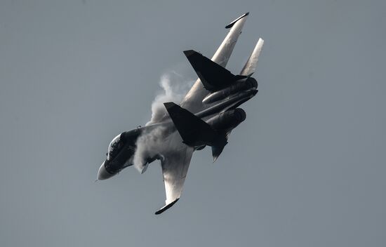 International Aerospace Salon (MAKS 2015) near Moscow. Day Three