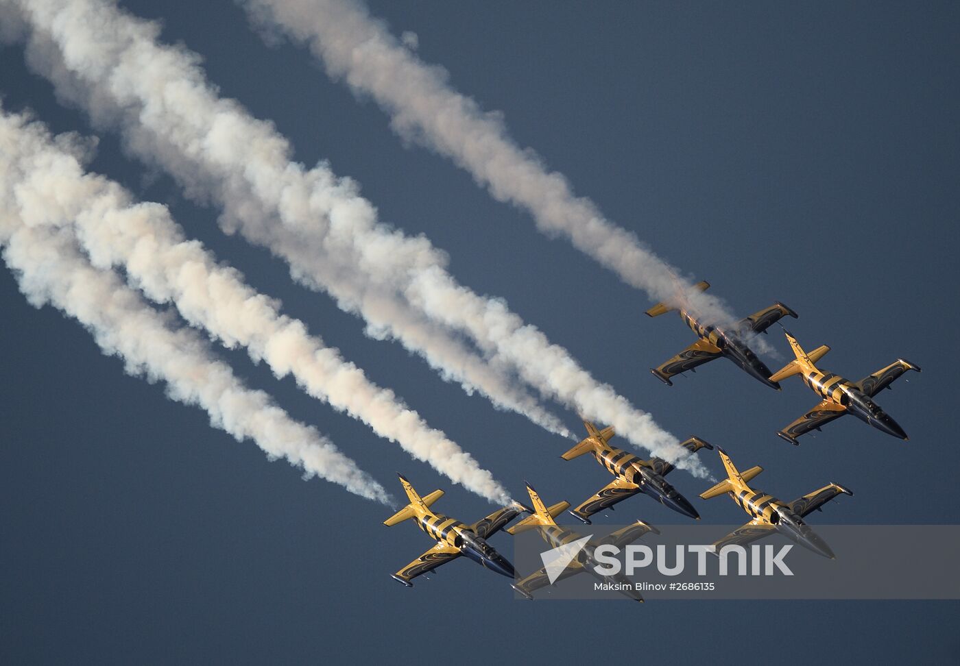 International Aerospace Salon (MAKS 2015) near Moscow. Day Three