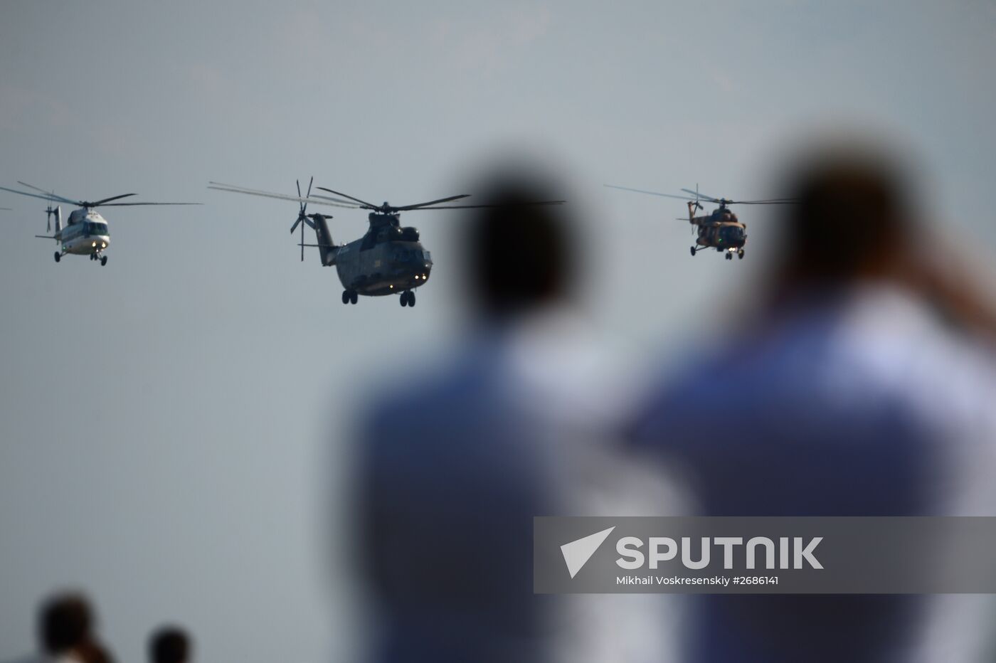 International Aerospace Salon (MAKS 2015) near Moscow. Day Three