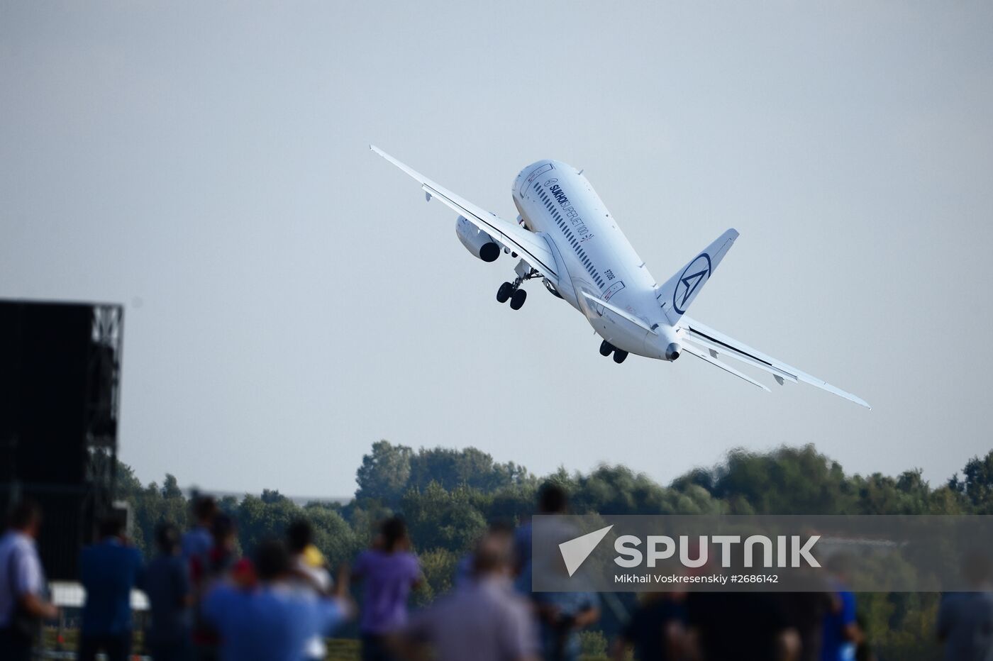 International Aerospace Salon (MAKS 2015) near Moscow. Day Three