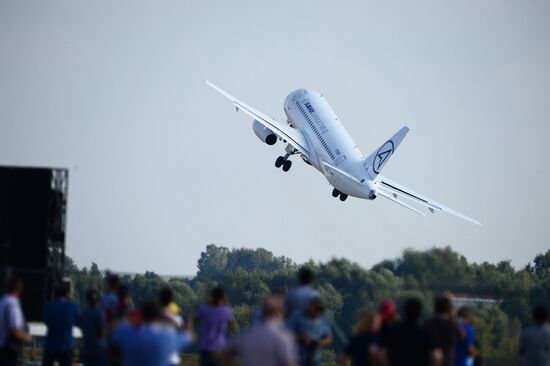International Aerospace Salon (MAKS 2015) near Moscow. Day Three