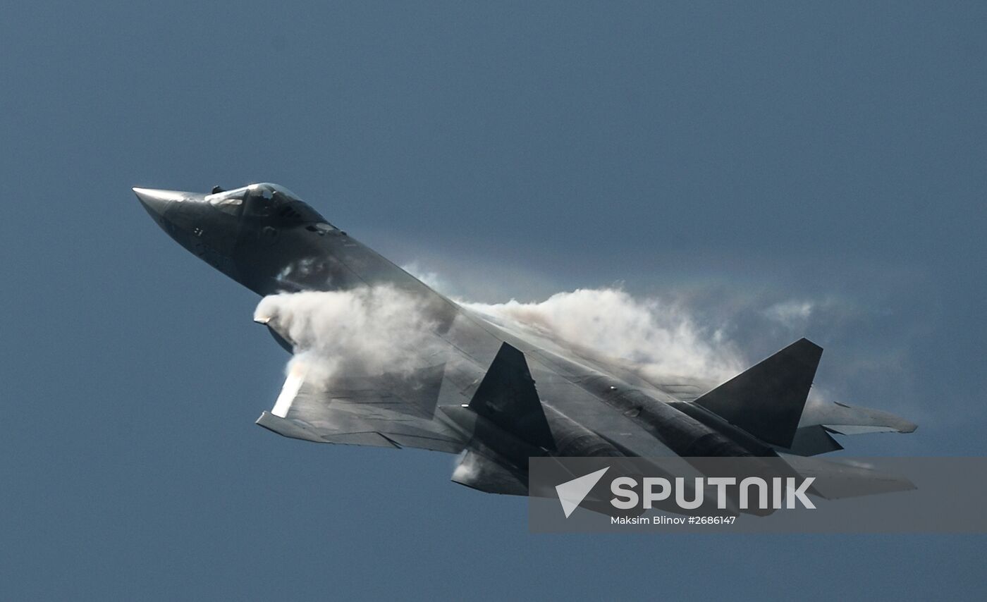 International Aerospace Salon (MAKS 2015) near Moscow. Day Three