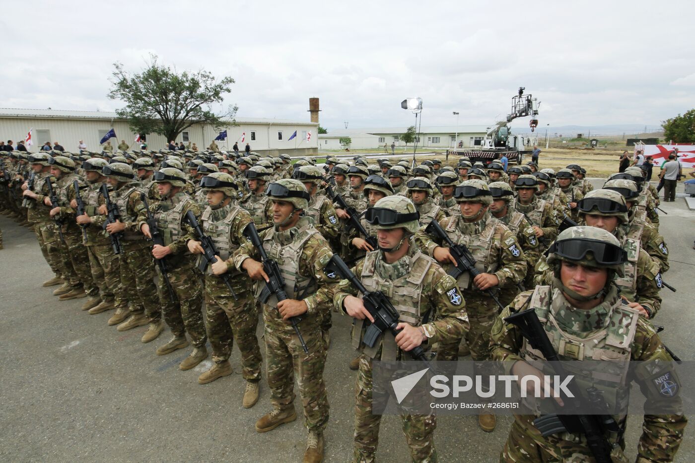 NATO opens training center in Georgia