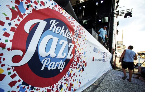 Preparations for Koktebel Jazz Party jazz festival