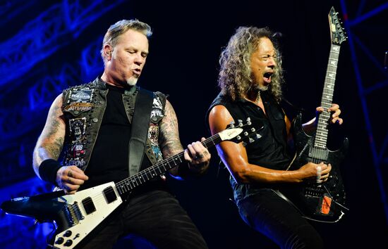 Metallica plays in Moscow