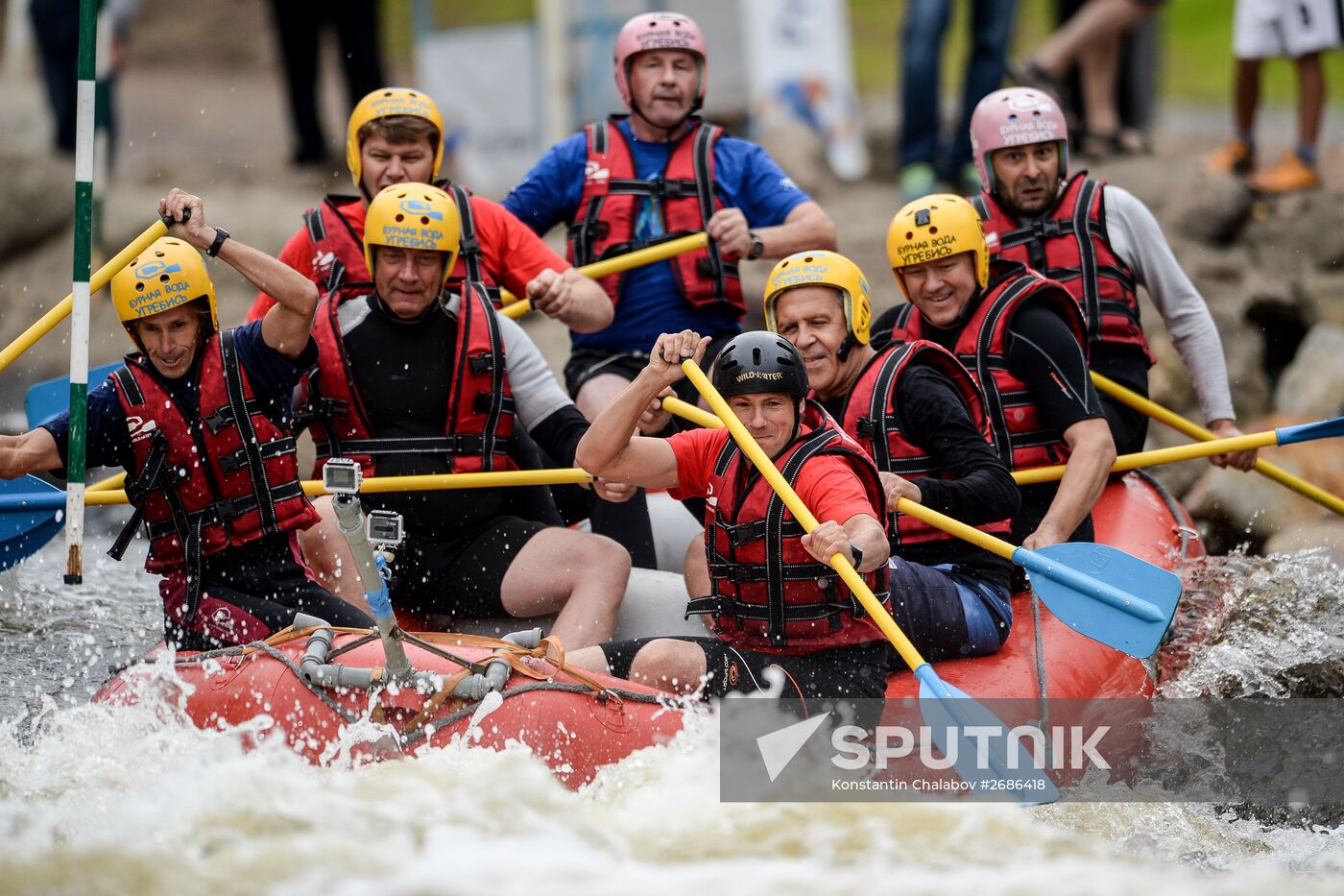 Whitewater rafting regional center in Novgorod region