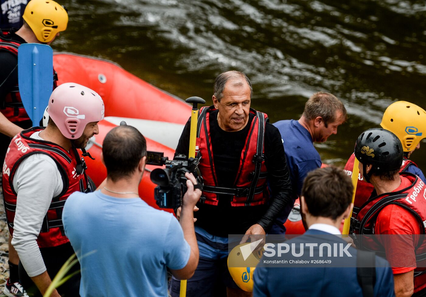 Whitewater rafting regional center in Novgorod region