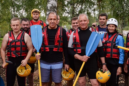 Whitewater rafting regional center in Novgorod region