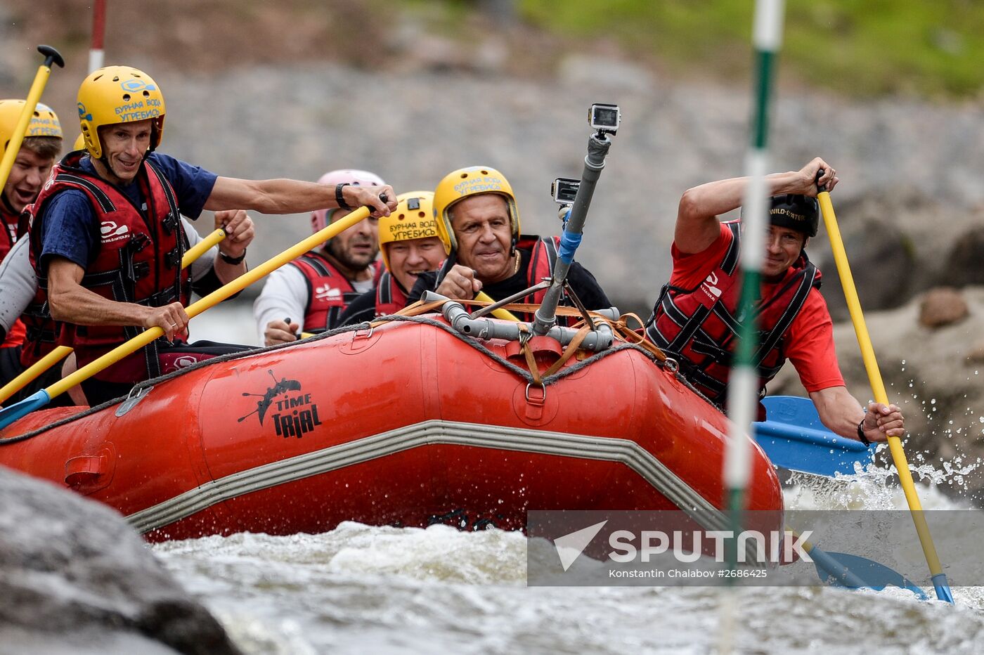 Whitewater rafting regional center in Novgorod region