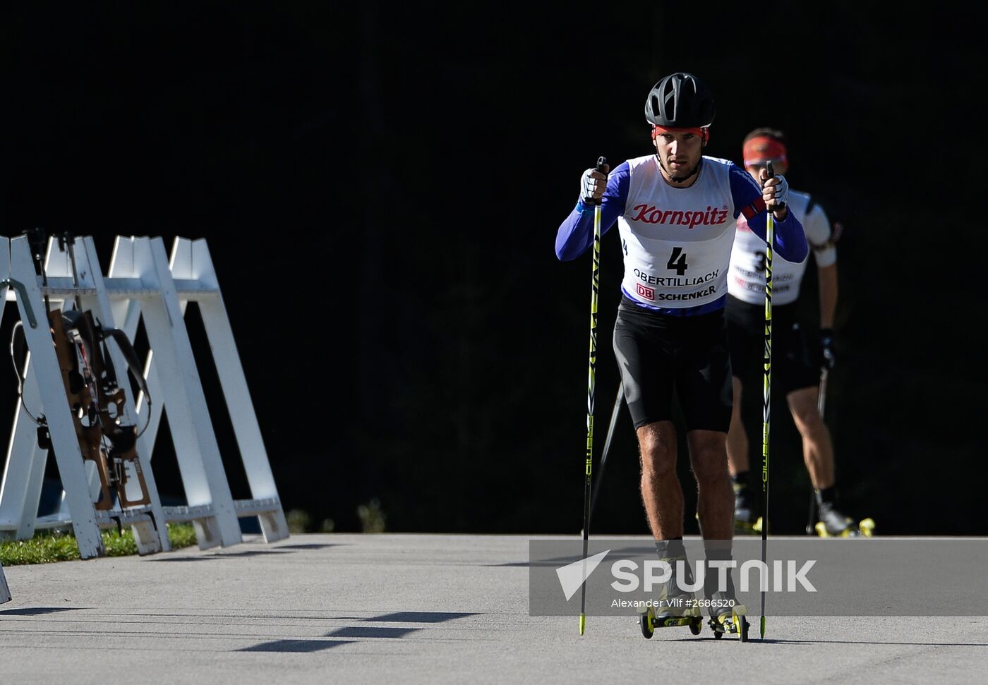 Biathlon. Russian national team's training session